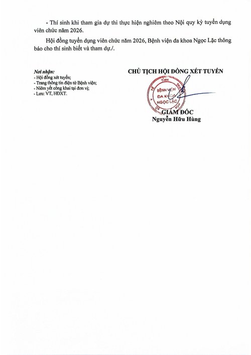 Th&ocirc;ng b&aacute;o triệu tập th&iacute; sinh dự v&ograve;ng 2 kỳ x&eacute;t tuyển vi&ecirc;n chức năm 2026-h&igrave;nh ảnh-1.jpg